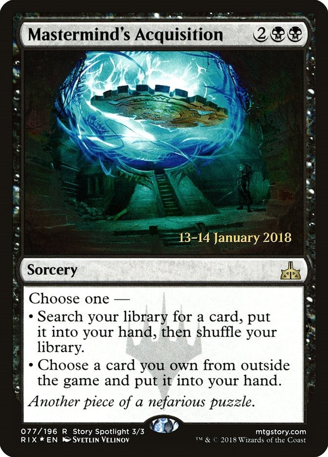 Image for Mastermind's Acquisition (77) (PRE) - Magic: The Gathering