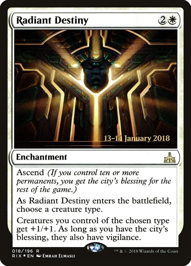Image for Radiant Destiny (18) (PRE) - Magic: The Gathering