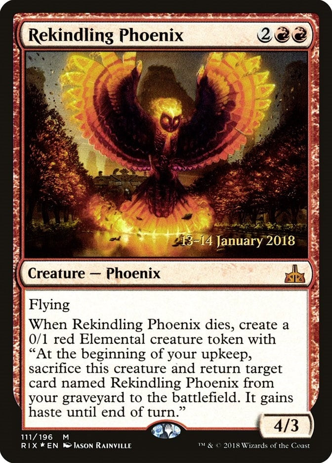 Image for Rekindling Phoenix (111) (PRE) - Magic: The Gathering