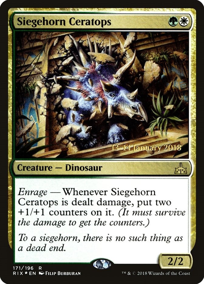 Image for Siegehorn Ceratops (171) (PRE) - Magic: The Gathering