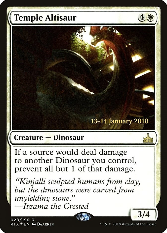 Image for Temple Altisaur (28) (PRE) - Magic: The Gathering