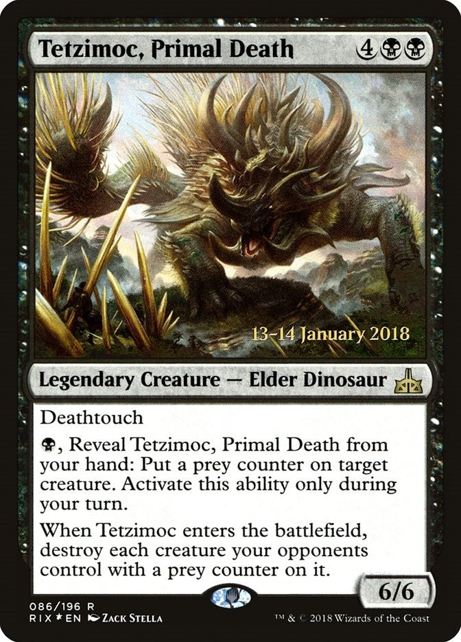 Image for Tetzimoc, Primal Death (86) (PRE) - Magic: The Gathering