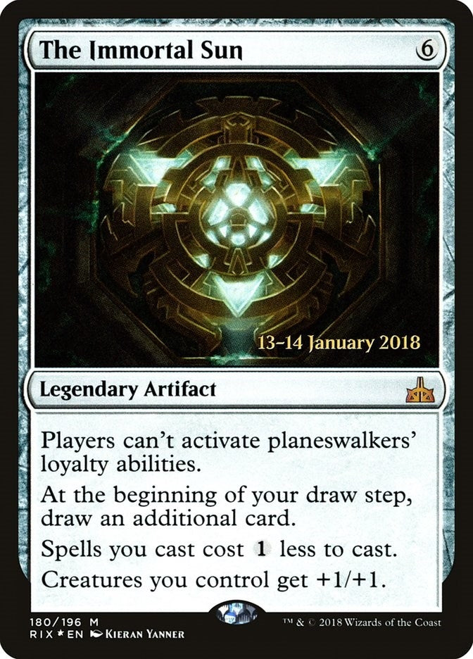 Image for The Immortal Sun (180) (PRE) - Magic: The Gathering