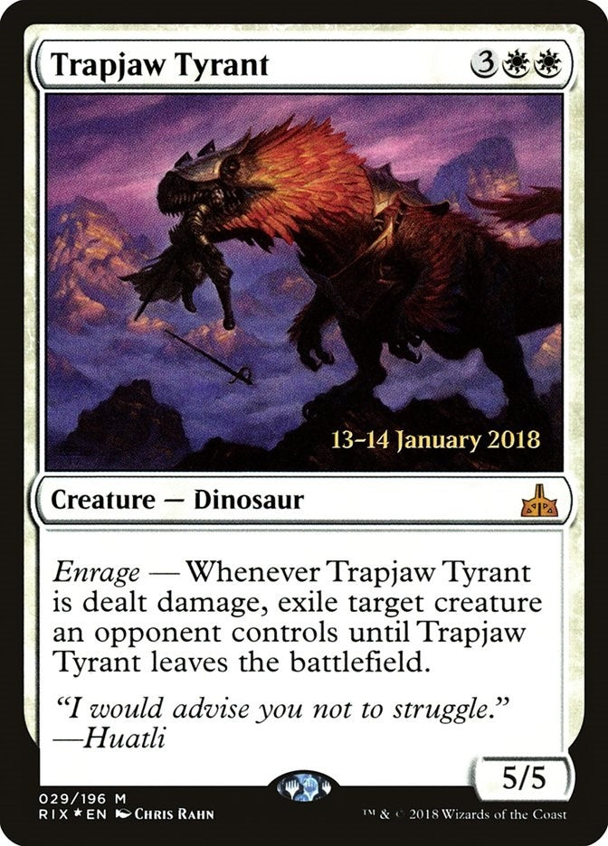 Image for Trapjaw Tyrant (29) (PRE) - Magic: The Gathering