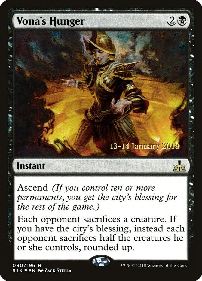 Image for Vona's Hunger (90) (PRE) - Magic: The Gathering