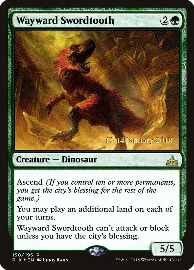 Image for Wayward Swordtooth (150) (PRE) - Magic: The Gathering