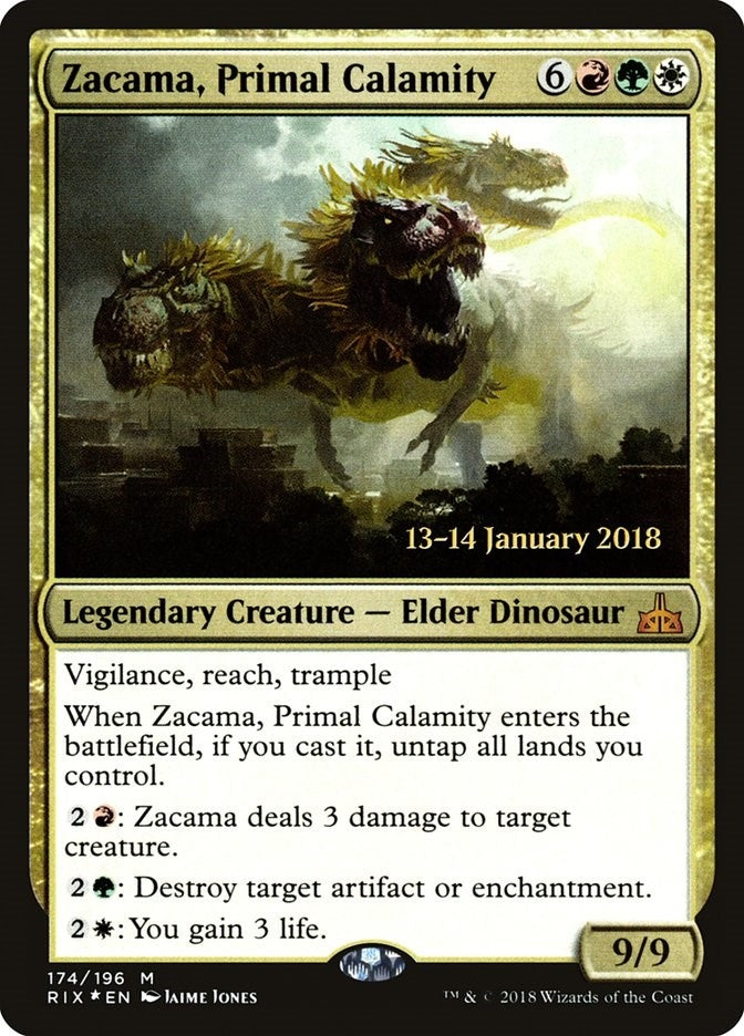 Image for Zacama, Primal Calamity (174) (PRE) - Magic: The Gathering