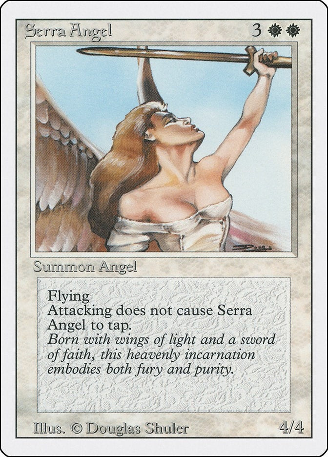 Image for Serra Angel (3ED) - Magic: The Gathering