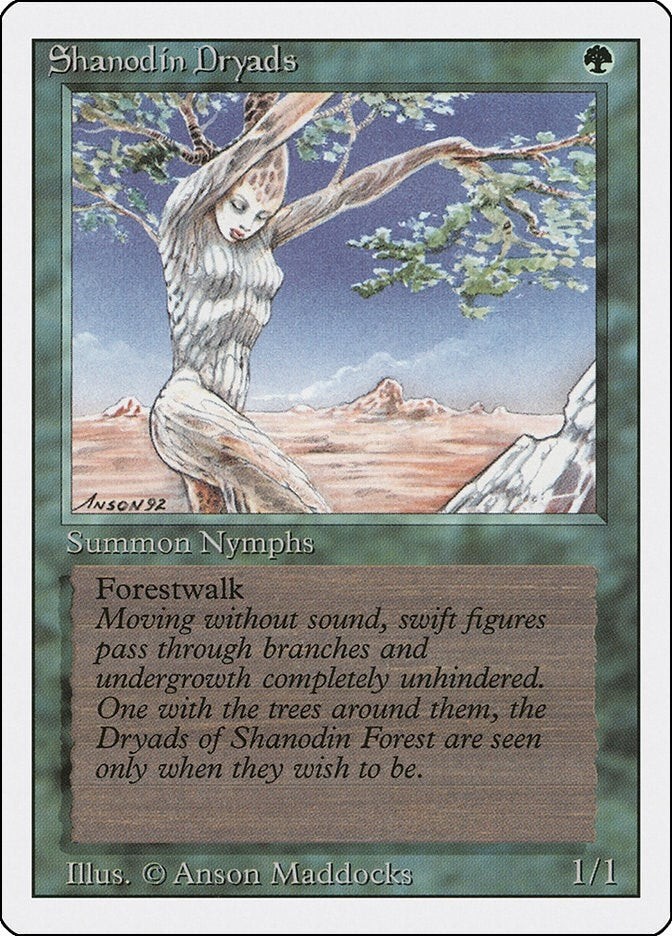 Image for Shanodin Dryads (3ED) - Magic: The Gathering