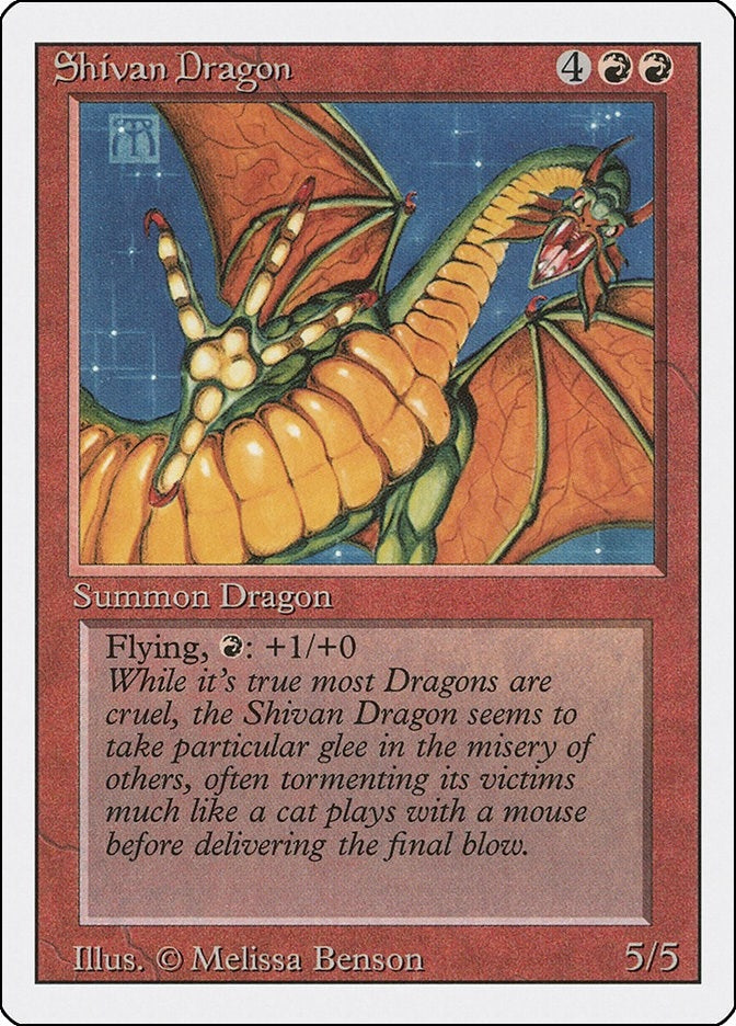 Image for Shivan Dragon (3ED) - Magic: The Gathering