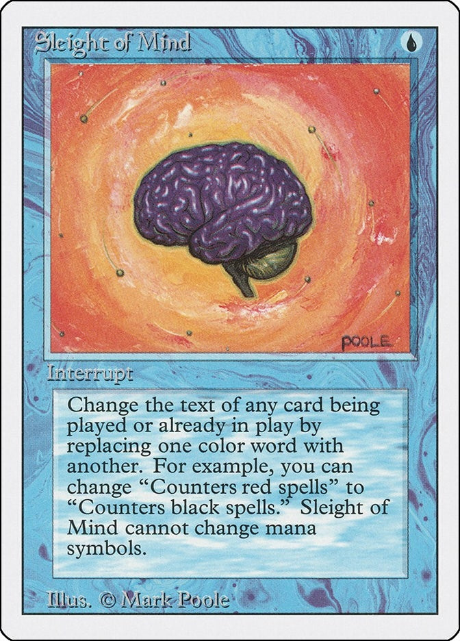 Image for Sleight of Mind (3ED) - Magic: The Gathering