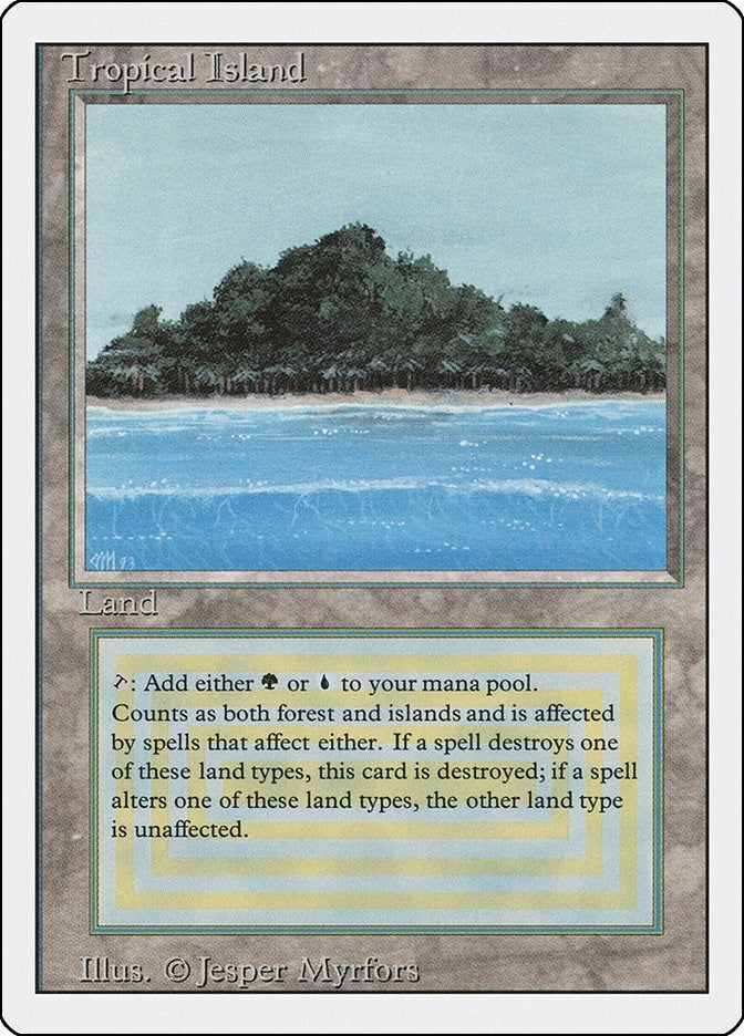 Image for Tropical Island (3ED) - Magic: The Gathering