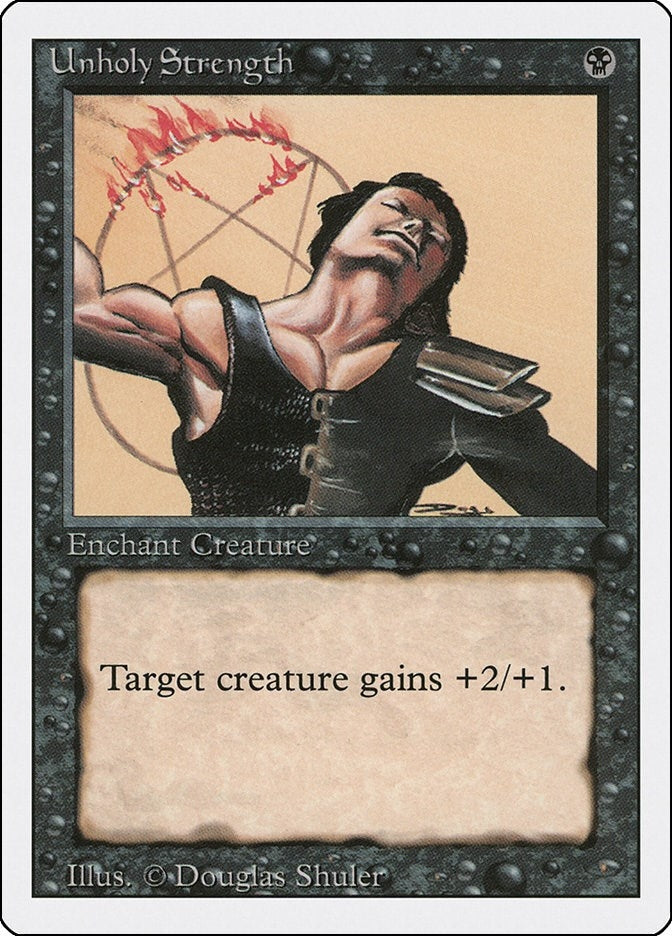 Image for Unholy Strength (3ED) - Magic: The Gathering