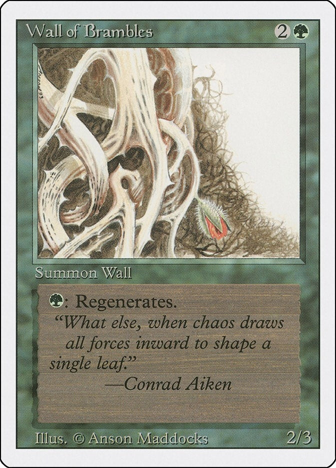 Image for Wall of Brambles (3ED) - Magic: The Gathering