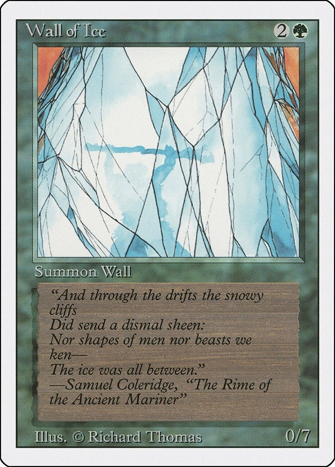 Image for Wall of Ice (3ED) - Magic: The Gathering