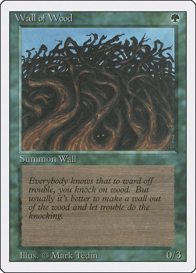 Image for Wall of Wood (3ED) - Magic: The Gathering
