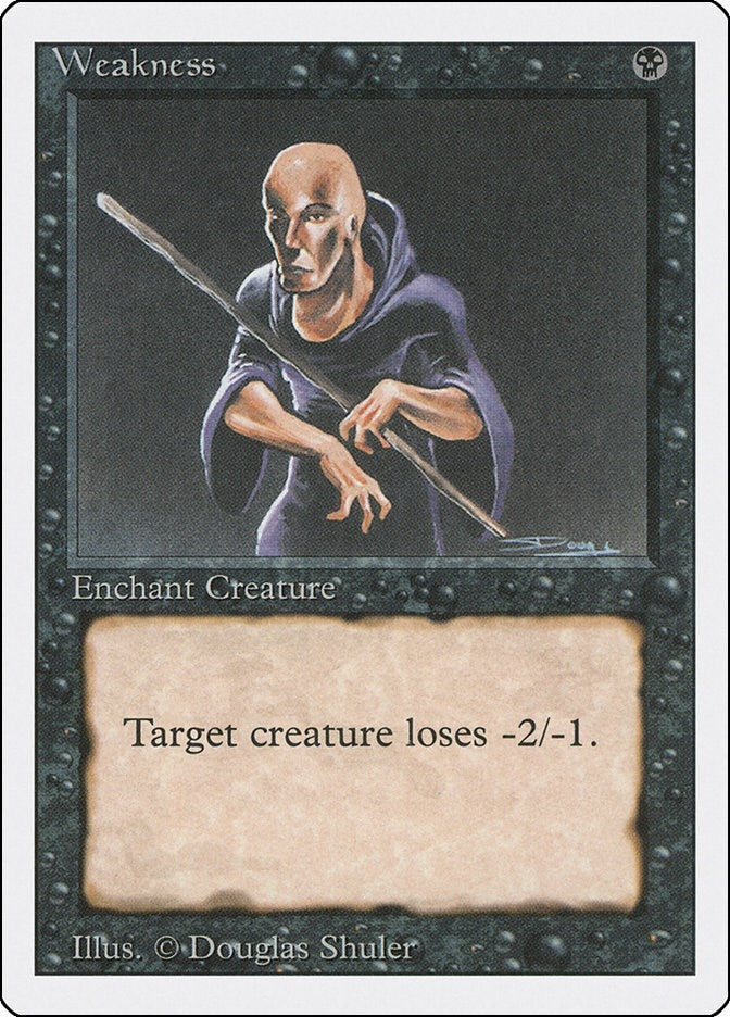 Image for Weakness (3ED) - Magic: The Gathering