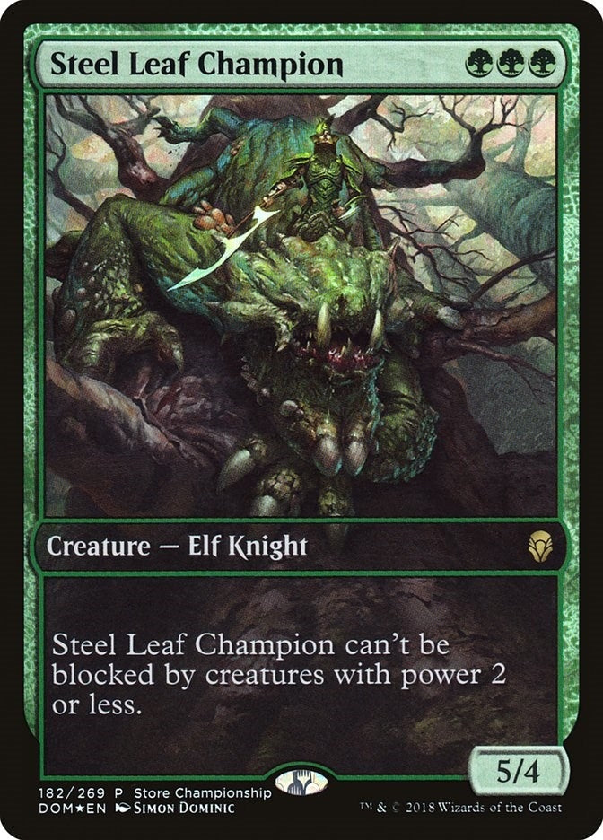 Image for Steel Leaf Champion (182) (GAME) - Magic: The Gathering