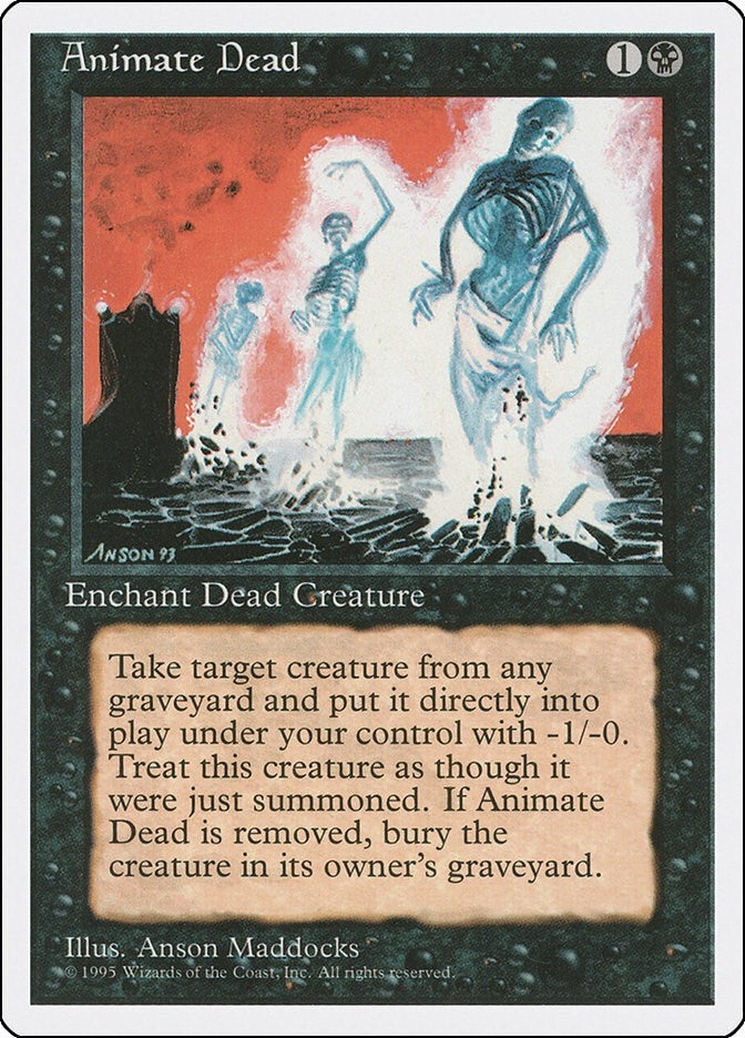 Image for Animate Dead (2) (4ED) - Magic: The Gathering