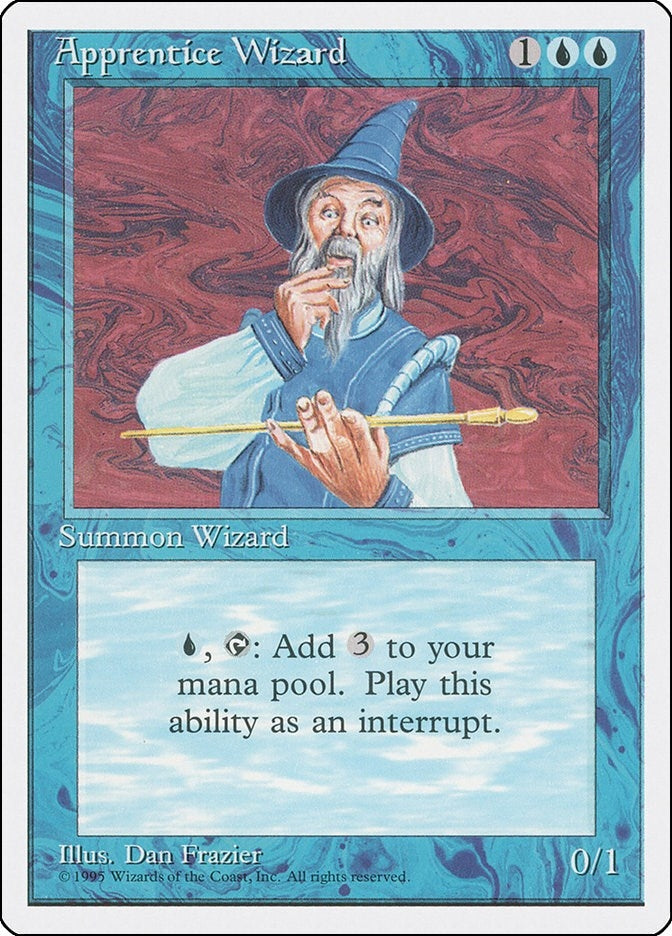 Image for Apprentice Wizard (4ED) - Magic: The Gathering