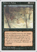 Image for Ashes to Ashes (4ED) - Magic: The Gathering