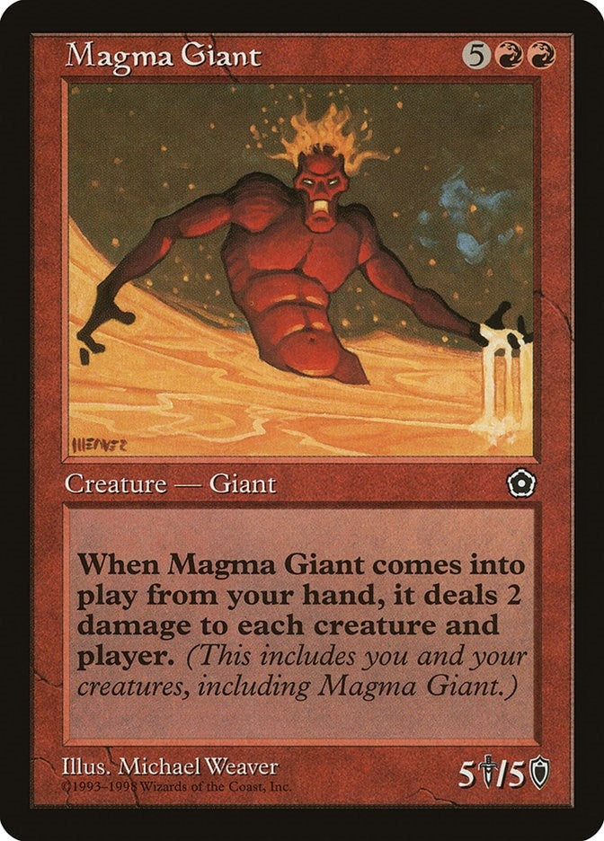 Image for Magma Giant (P02) - Magic: The Gathering