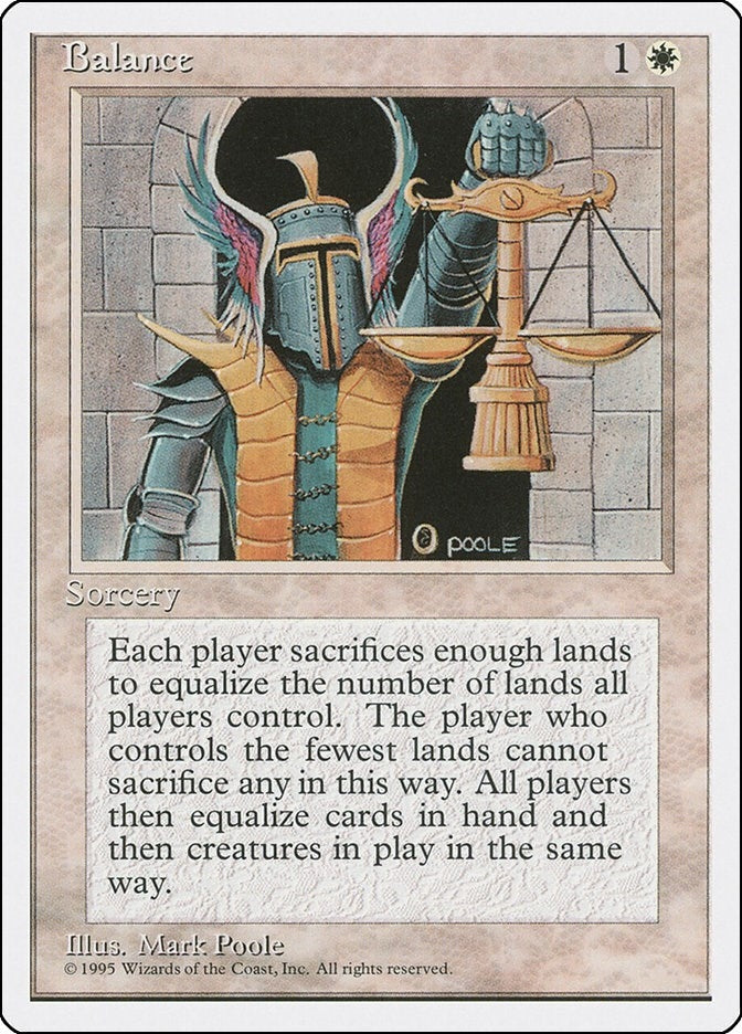 Image for Balance (256) (4ED) - Magic: The Gathering