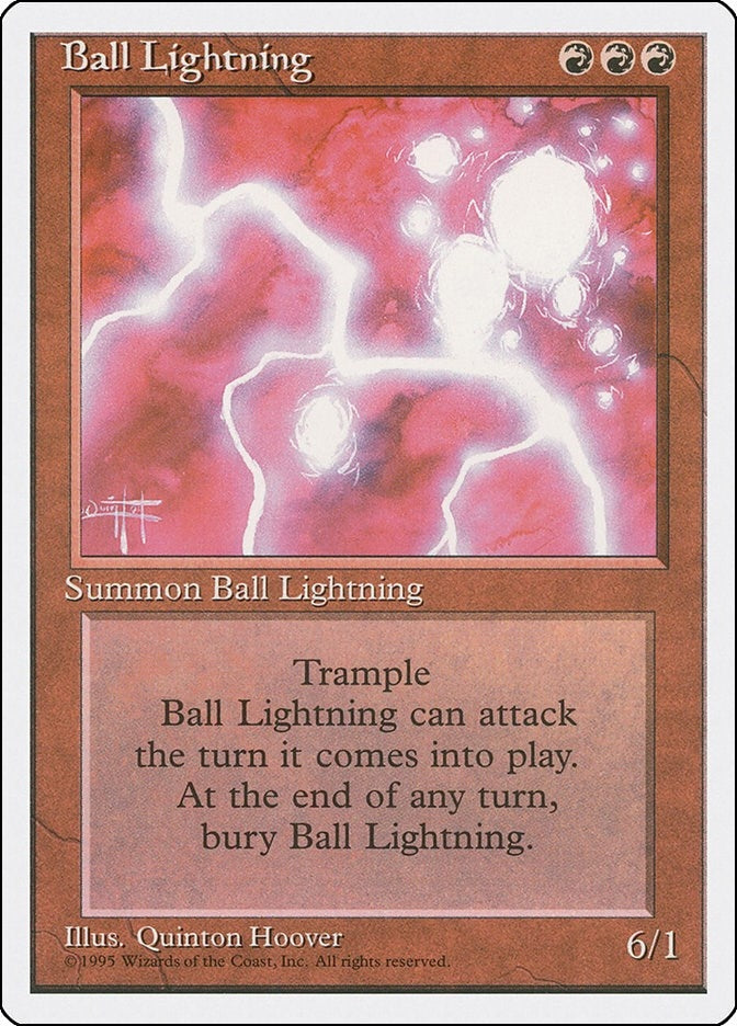 Image for Ball Lightning (4ED) - Magic: The Gathering