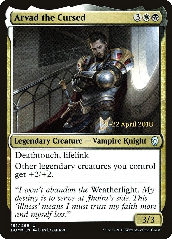 Image for Arvad the Cursed (191) (PRE) - Magic: The Gathering