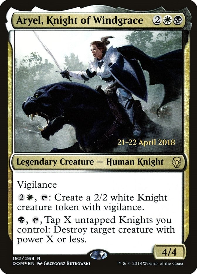 Image for Aryel, Knight of Windgrace (192) (PRE) - Magic: The Gathering