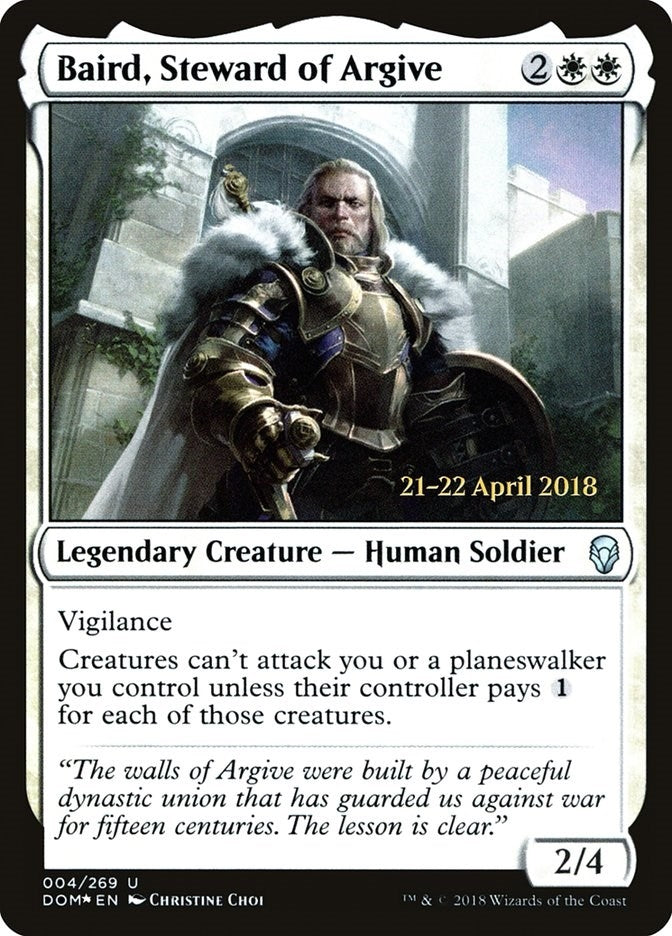Image for Baird, Steward of Argive (4) (PRE) - Magic: The Gathering