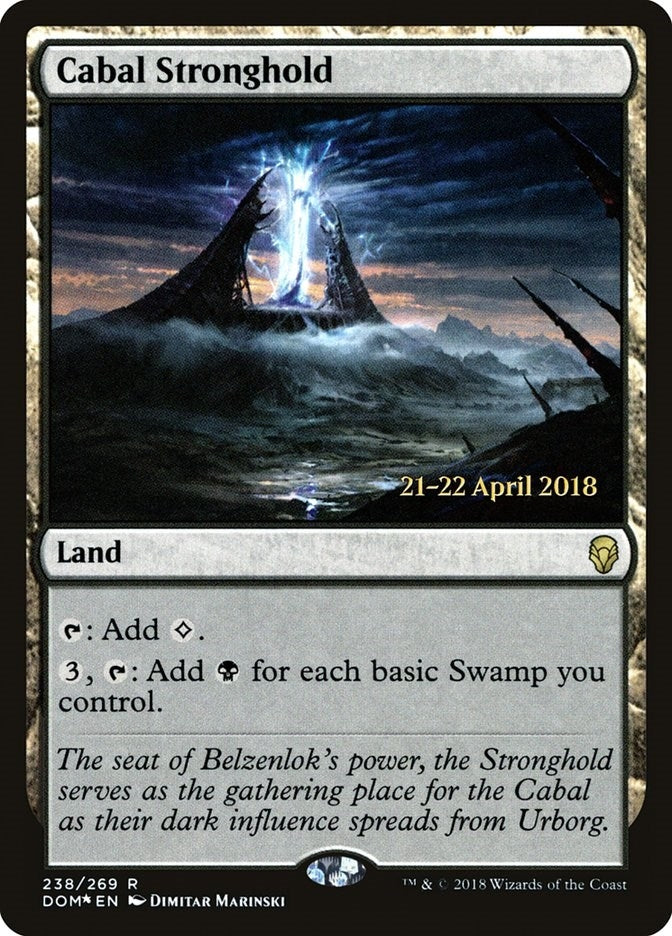 Image for Cabal Stronghold (238) (PRE) - Magic: The Gathering