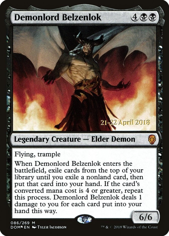 Image for Demonlord Belzenlok (86) (PRE) - Magic: The Gathering