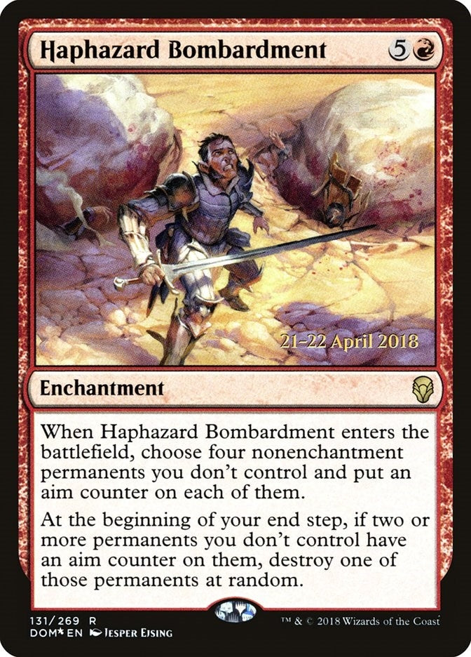 Image for Haphazard Bombardment (131) (PRE) - Magic: The Gathering