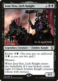 Image for Josu Vess, Lich Knight (95) (PRE) - Magic: The Gathering