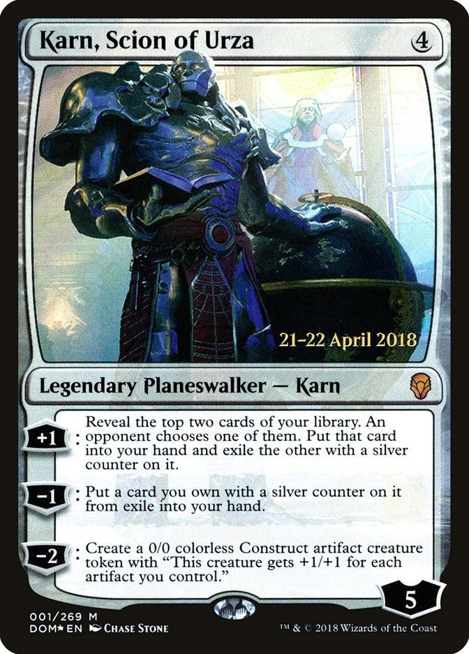 Image for Karn, Scion of Urza (1) (PRE) - Magic: The Gathering