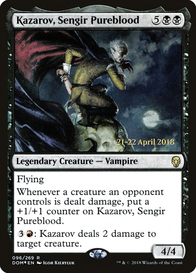 Image for Kazarov, Sengir Pureblood (96) (PRE) - Magic: The Gathering