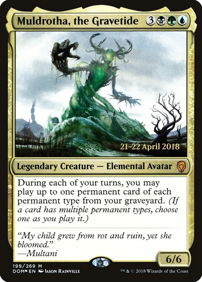 Image for Muldrotha, the Gravetide (199) (PRE) - Magic: The Gathering