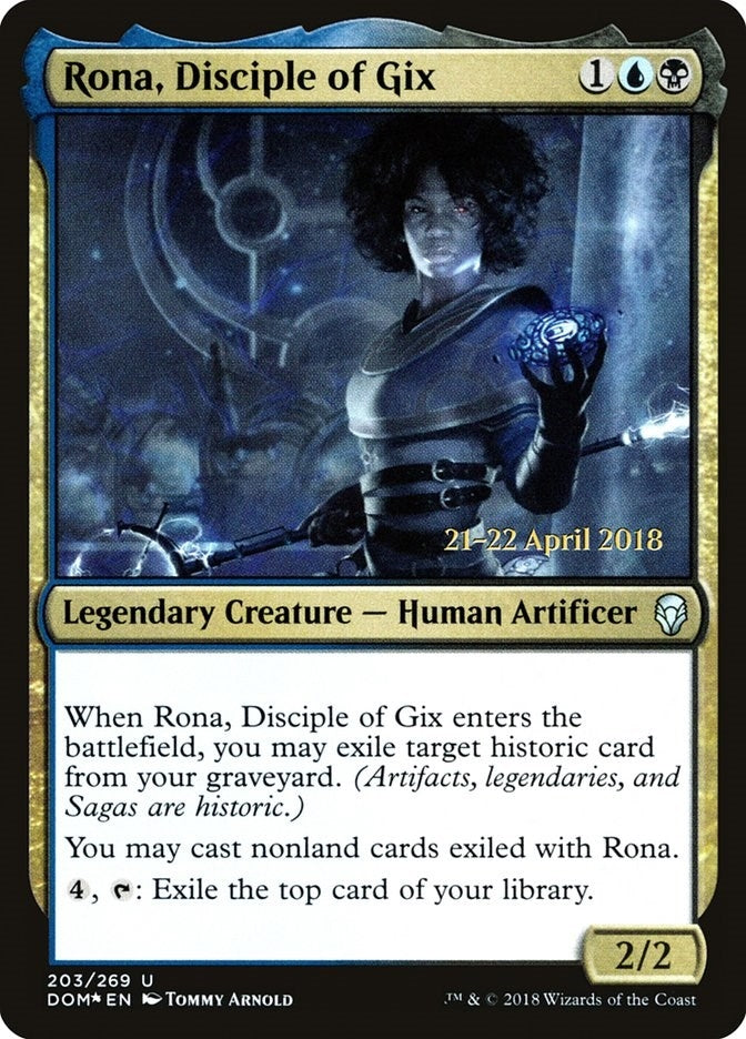 Image for Rona, Disciple of Gix (203) (PRE) - Magic: The Gathering