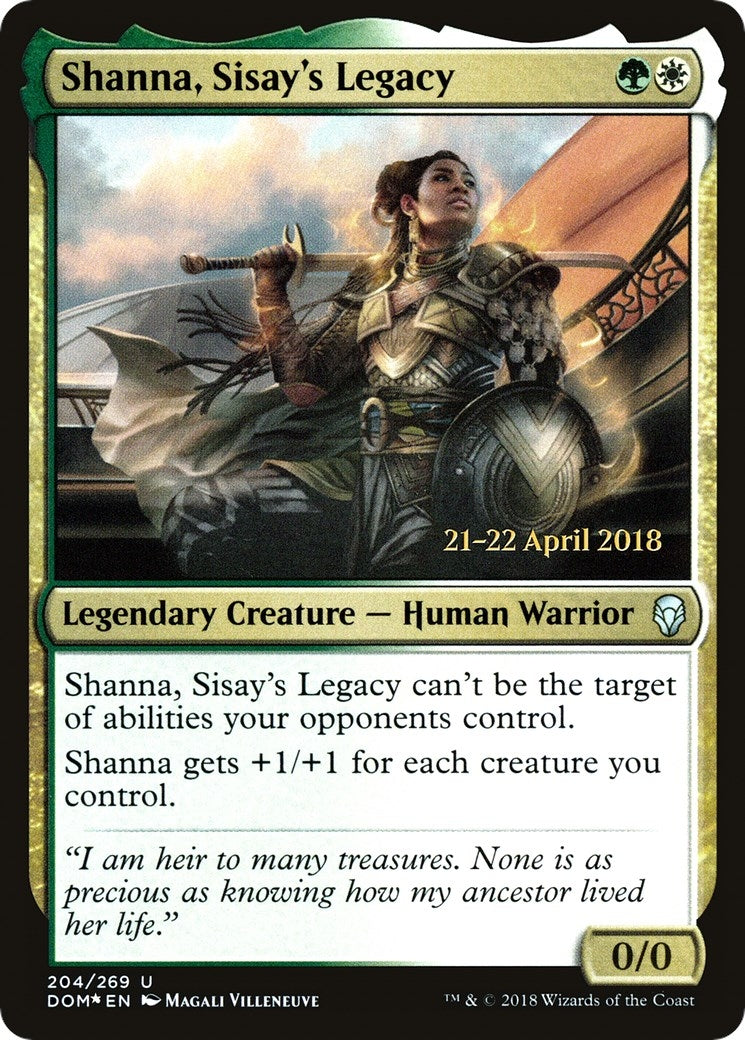 Image for Shanna, Sisay's Legacy (204) (PRE) - Magic: The Gathering