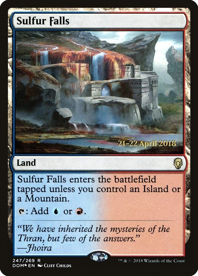 Image for Sulfur Falls (247) (PRE) - Magic: The Gathering