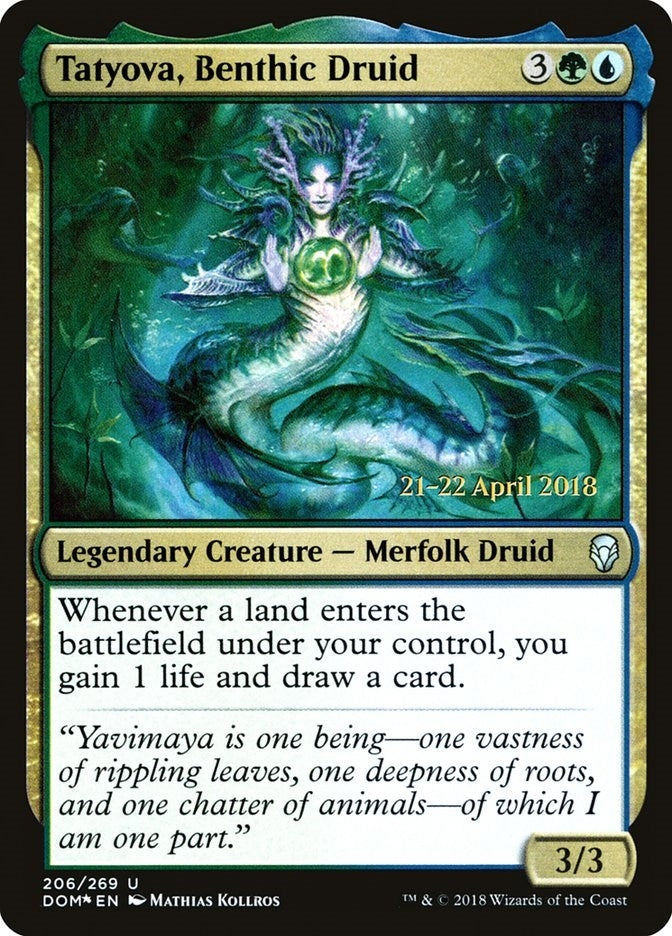 Image for Tatyova, Benthic Druid (206) (PRE) - Magic: The Gathering