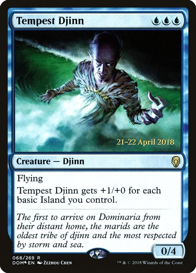Image for Tempest Djinn (68) (PRE) - Magic: The Gathering