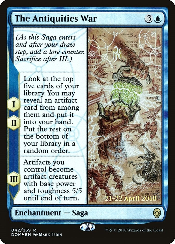 Image for The Antiquities War (42) (PRE) - Magic: The Gathering