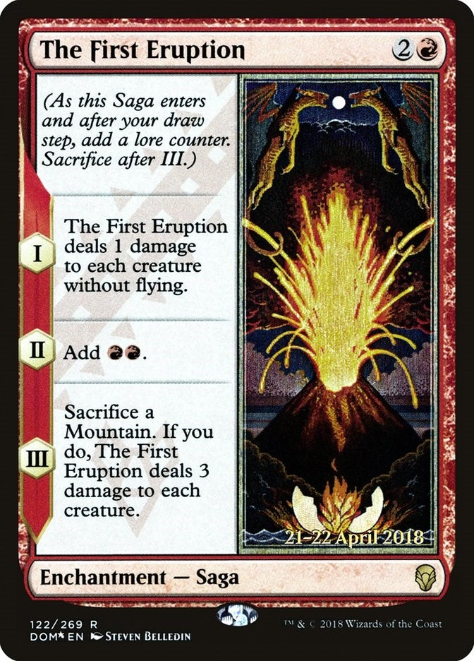 Image for The First Eruption (122) (PRE) - Magic: The Gathering
