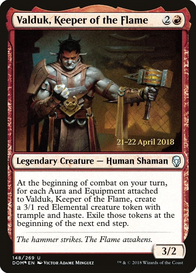 Image for Valduk, Keeper of the Flame (148) (PRE) - Magic: The Gathering
