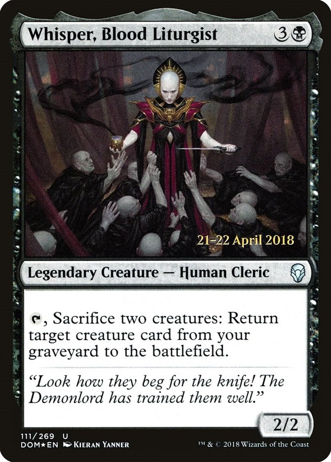 Image for Whisper, Blood Liturgist (111) (PRE) - Magic: The Gathering