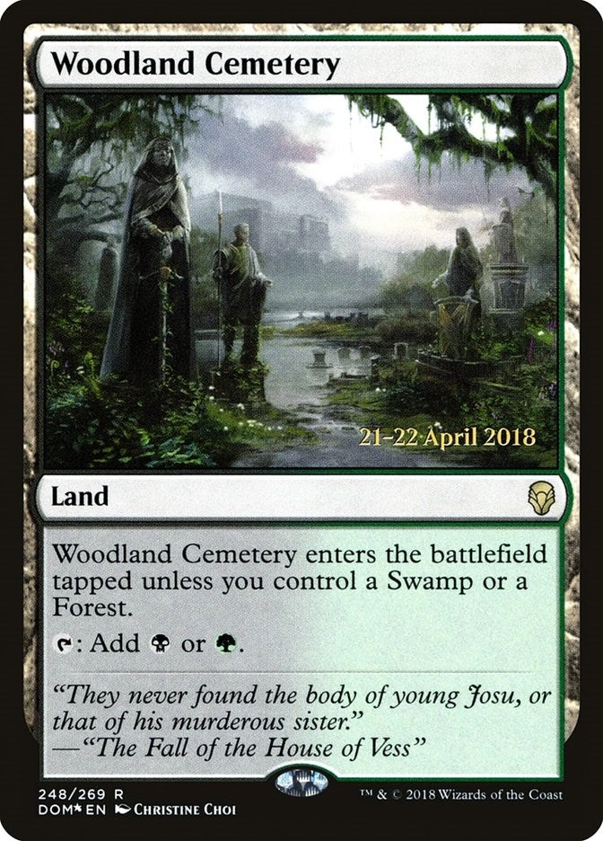 Image for Woodland Cemetery (248) (PRE) - Magic: The Gathering