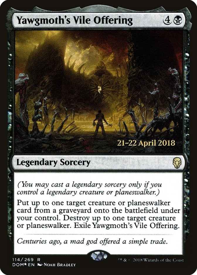 Image for Yawgmoth's Vile Offering (114) (PRE) - Magic: The Gathering