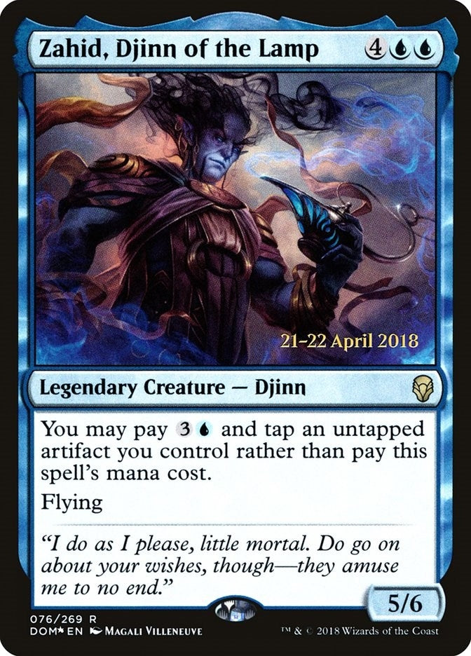 Image for Zahid, Djinn of the Lamp (76) (PRE) - Magic: The Gathering